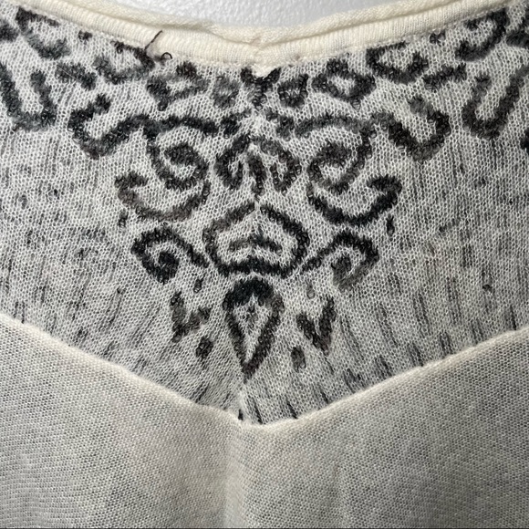 Free people angora wool blend sweater with lace trim - Picture 11 of 14
